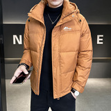 冬季店主风新款连帽羽绒服男短款保暖羽绒外套Y5531-P165，男装羽绒服，电商A239