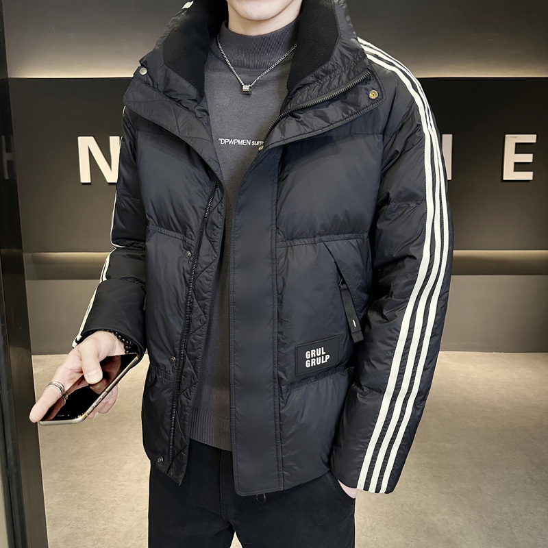 冬季新款羽绒服男短款韩版面包服保暖羽绒外套Y21366-P195，男装羽绒服，电商A239