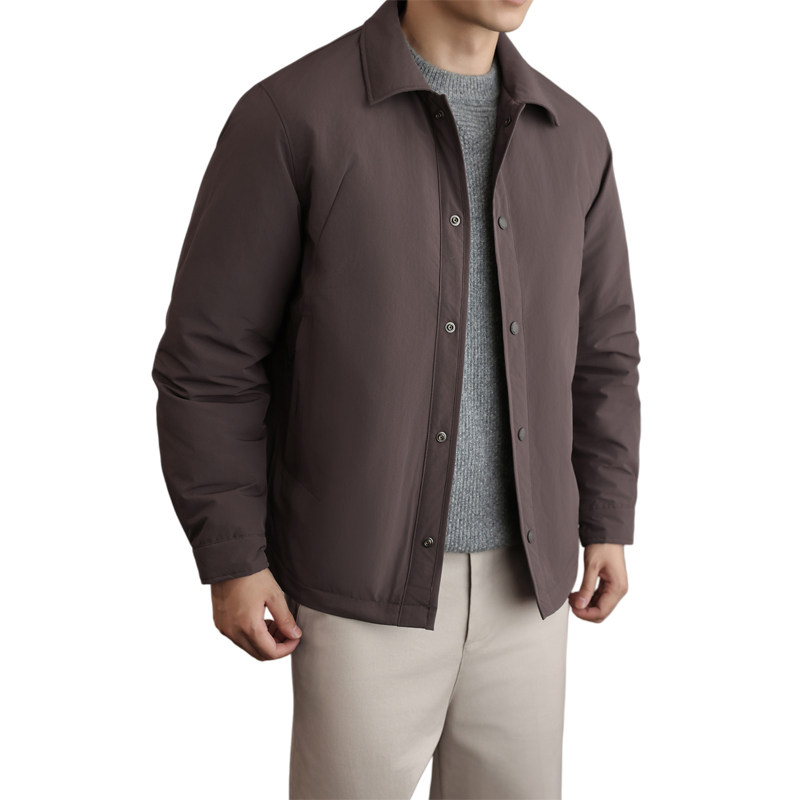 标轻薄羽绒服男休闲风冬季潮流翻领短款外套男士夹克Y190-P175,男装夹克,电商A239