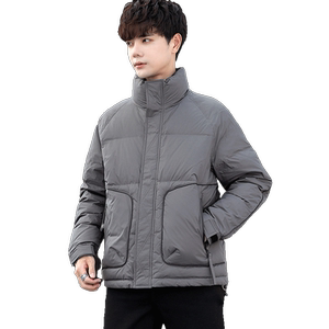 冬季短款立领羽绒服男 日系面包服保暖外套Y106-P140图片