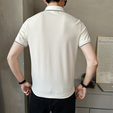 潮牌翻领POLO衫短袖t恤男士夏季新款韩版潮流体恤上衣PL88505-P58，男装Polo衫，电商A239