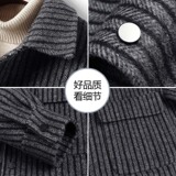 秋冬纯手工双面羊绒夹克男休闲款衬衫领双面呢S96018-P295，男装夹克，电商A239