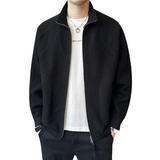 2026春莱赛尔立领毛衣开衫男士秋季休闲短款毛衣外套K7719-P130，男装针织衫/毛衣，电商A239