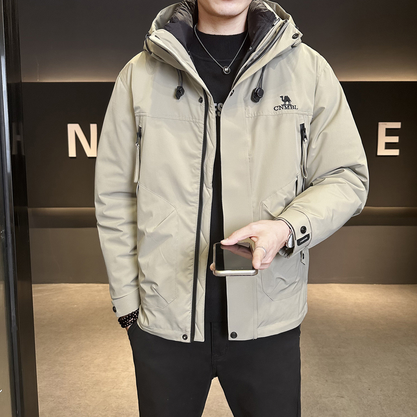 三合一系列!内胆可单穿！冬季男士百搭保暖羽绒服外套Y9812-P280,男装羽绒服,电商A239