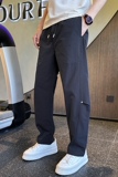 男士潮牌弯刀裤宽松裤子夏季薄款男裤韩版百搭休闲裤K2755-P60，男装休闲裤，电商A239