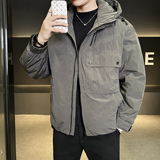 标90绒连帽羽绒服外套男冬季新款加厚保暖短款外衣Y2579-P290，男装羽绒服，电商A239
