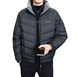 标轻薄排骨羽绒服男冬季潮流立领短款外套男士夹克Y8605-P160图片
