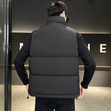 羽绒马甲男冬季新款潮流立领加厚保暖背心男士外穿坎肩M8083-P120，男装背心/马甲，电商A239