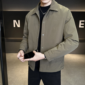 标轻薄羽绒服男冬季潮流翻领短款休闲外套男士夹克Y5530-P165图片