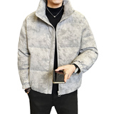 冬季店主风新款立领标羽绒服男短款保暖羽绒外套Y12032-P230，男装羽绒服，电商A239