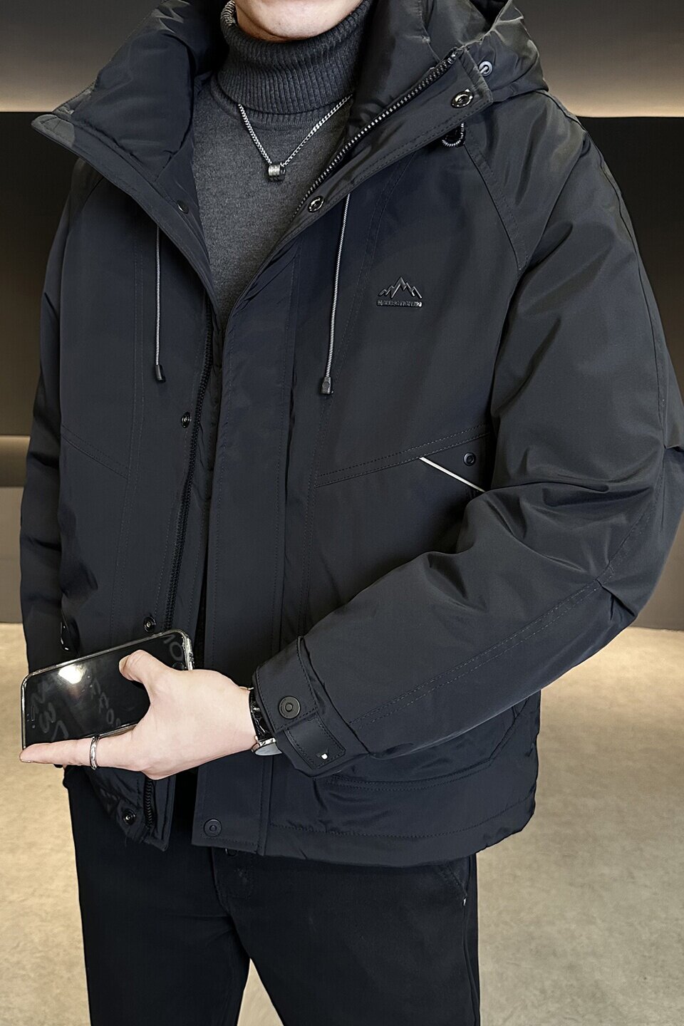 冬季新款工装羽绒服男短款保暖羽绒外套Y2560-P235,男装羽绒服,电商A239