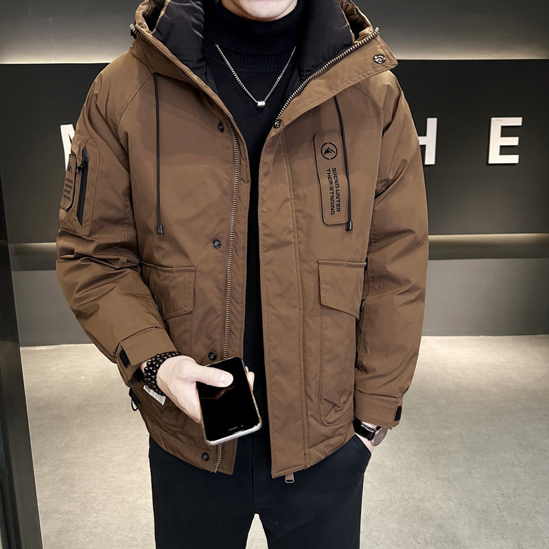 冬季新款工装羽绒服男 短款保暖羽绒外套Y9871-特P195图片