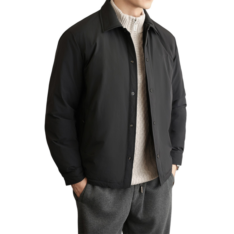 标轻薄羽绒服男冬季潮流翻领短款休闲外套男士夹克Y5530-P165,男装夹克,电商A239