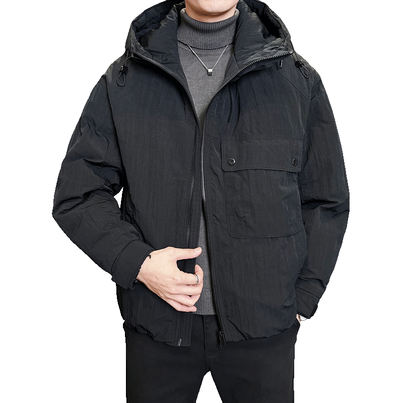 标90绒连帽羽绒服外套男冬季新款加厚保暖短款外衣Y2579-P290,男装羽绒服,电商A239