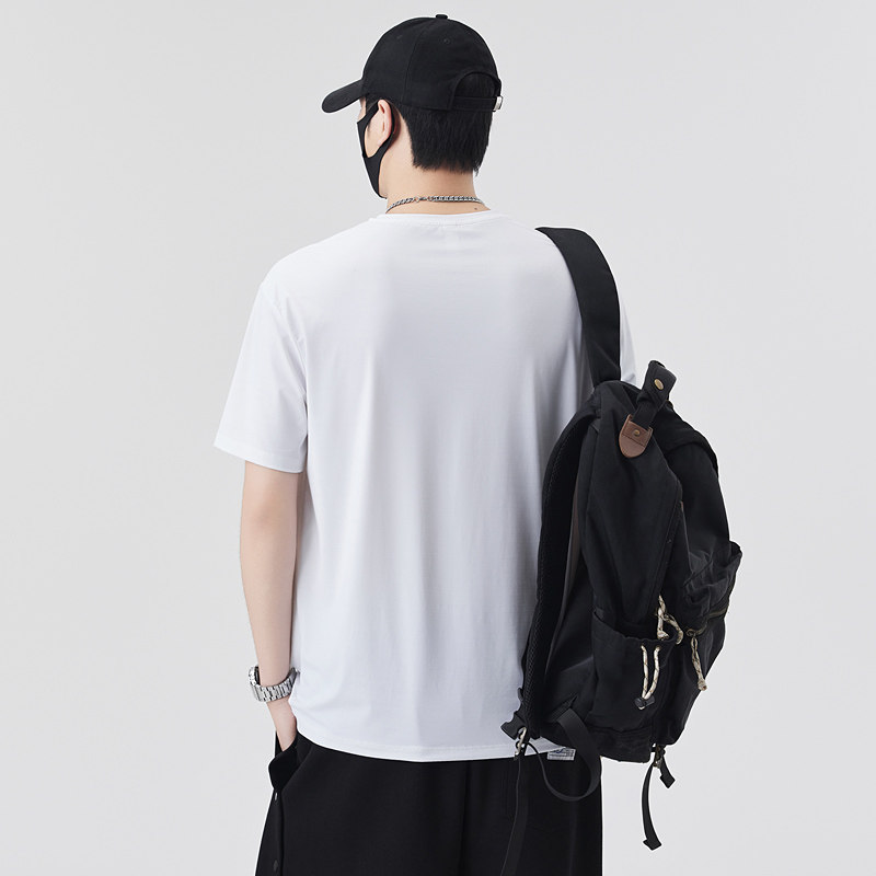 男士冰丝短袖T恤夏季百搭休闲运动圆领半袖上衣T65801-P35控69,男装T恤,电商A239