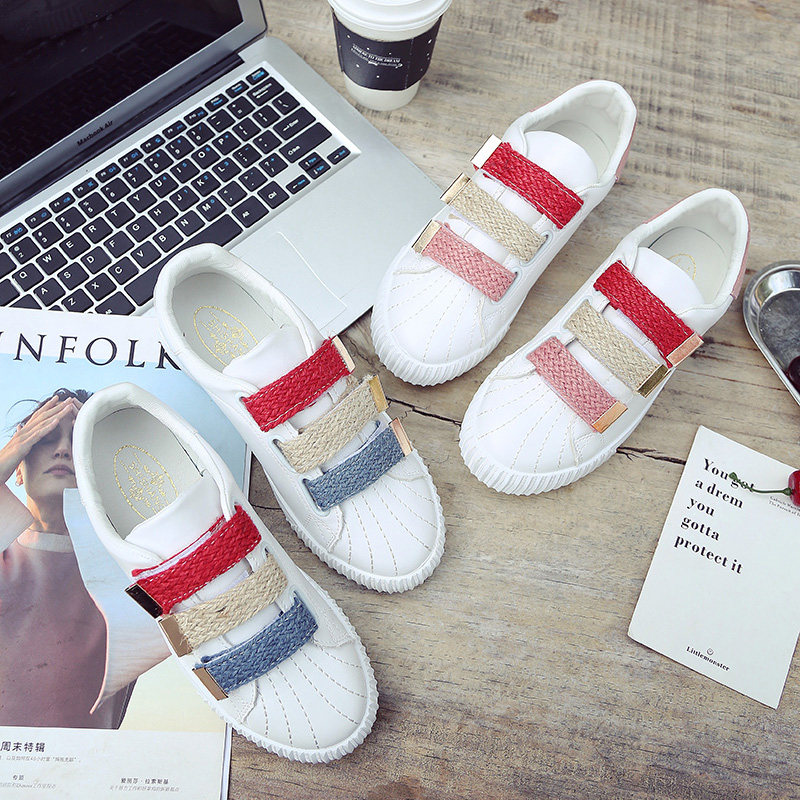 Magic stick student fashion White Women's wear 2019 Autumn Versatile Korean Edition new pattern leisure time Magic shoesin the Women's Shoes, Low shoes  category - from Buy2taobao.com to provide professional Taobao agent buy service