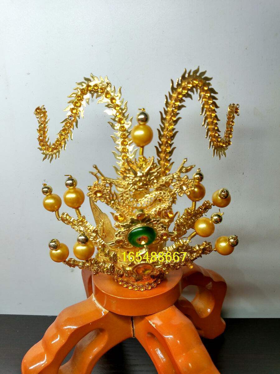 订做神帽太子束冠帽 中壇元帅束冠 中壇元帅大圣爷束冠  头围21cm