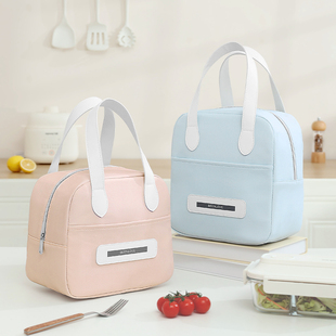 学生饭盒袋上班族带饭包户外野餐包保鲜袋手提大容量午餐包防油污