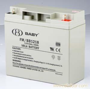 鸿贝FM/BB1218T蓄电池 鸿贝12V18AH BABY蓄电池 多用途蓄电池