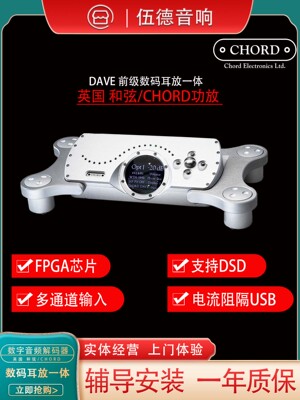 CHORD英国和弦 DAVE发烧HiFi数字音频DAC解码器耳放机放大器前级*