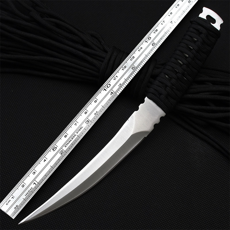 小刀锋利高硬度直刀开刃的刀野外特殊用途切水果