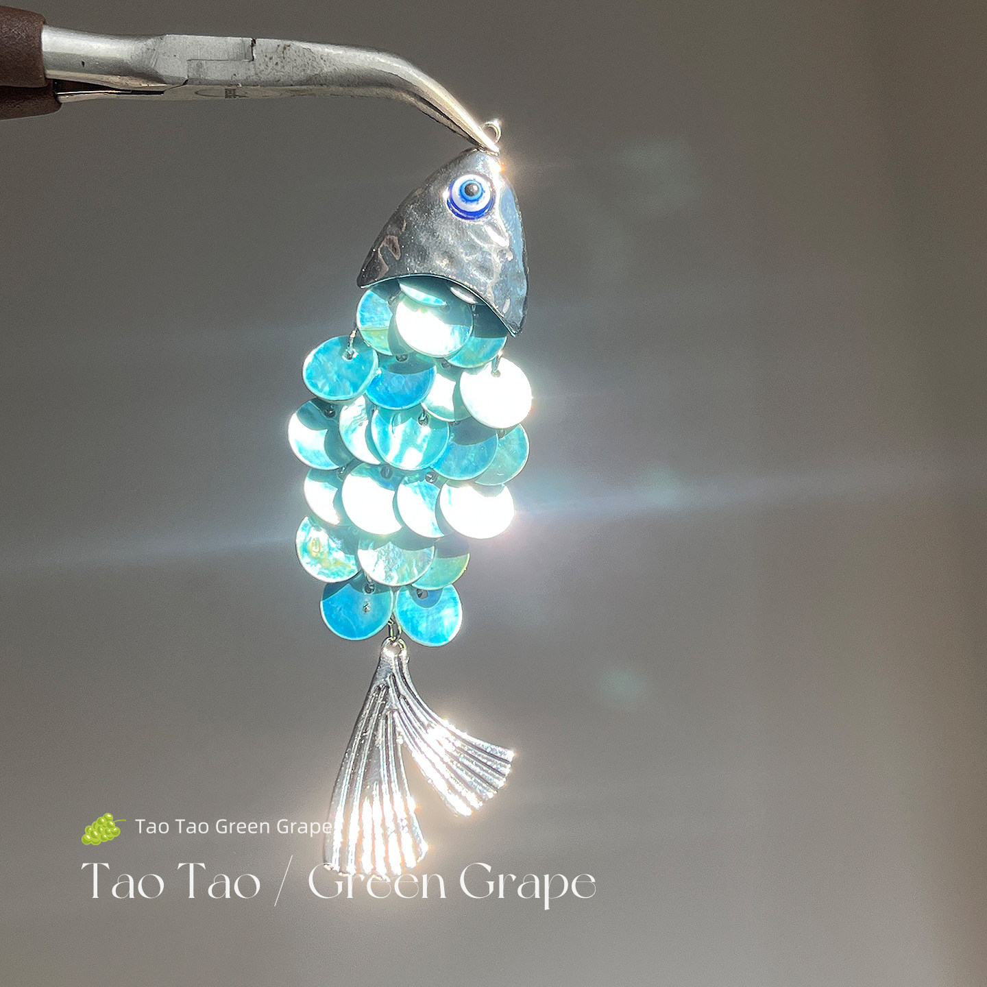 新中式蓝色贝壳小鱼发夹女2026新款独特漂亮侧边刘海夹子海边头饰,饰品/流行首饰/时尚饰品新,发饰,淘宝优惠券,粉丝福利购,淘宝优惠卷