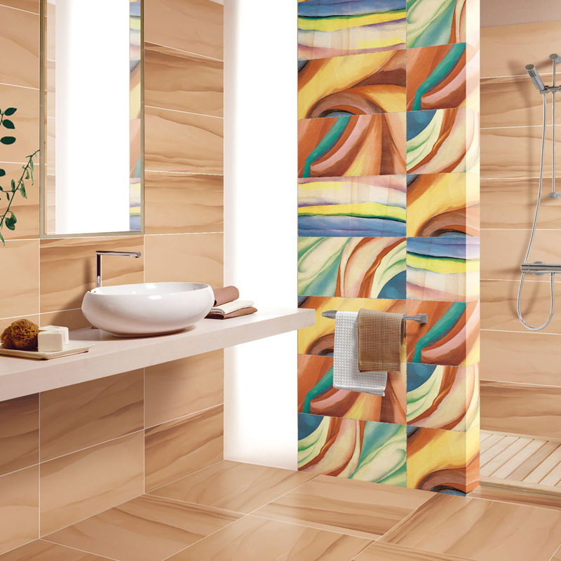 现代仿古厨房卫生间瓷砖墙砖300x600哑光洗手间地板砖阳台防潮