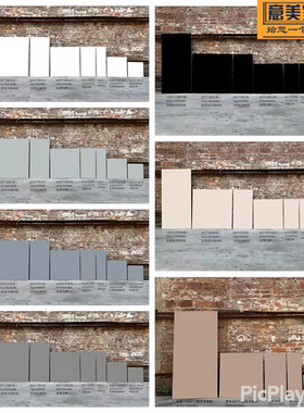 简约现代纯色哑光仿古砖莫兰迪灰色配套300 600 1200防滑彩色瓷砖