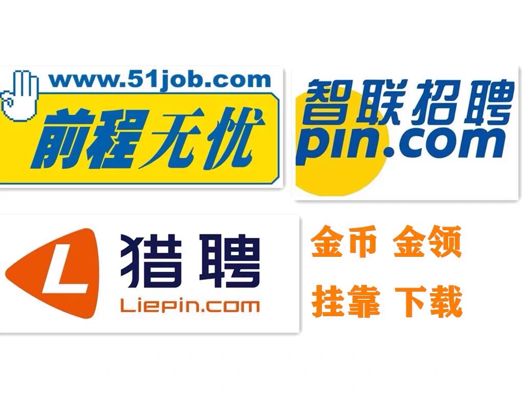 智联白领 猎聘金币 卓聘  金领 前程无忧精英 代招聘发布下10
