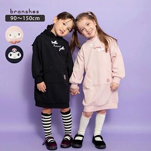 女童连帽卫衣裙春秋款中长裙子美乐蒂库洛米连衣裙日系休闲跨境潮