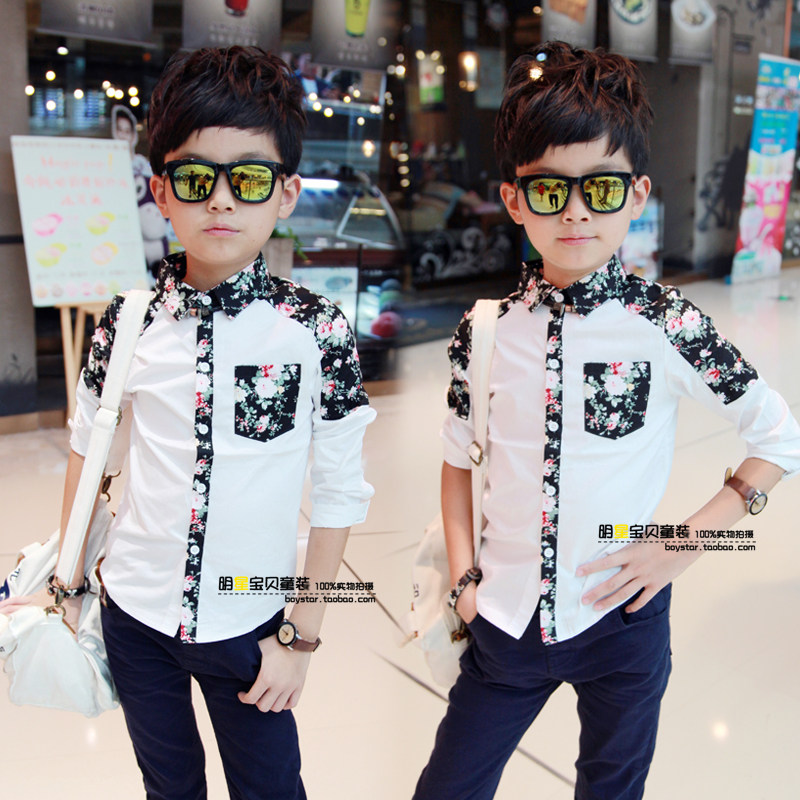 Chemise garcon à manche longue - Ref 2075053 Image 3