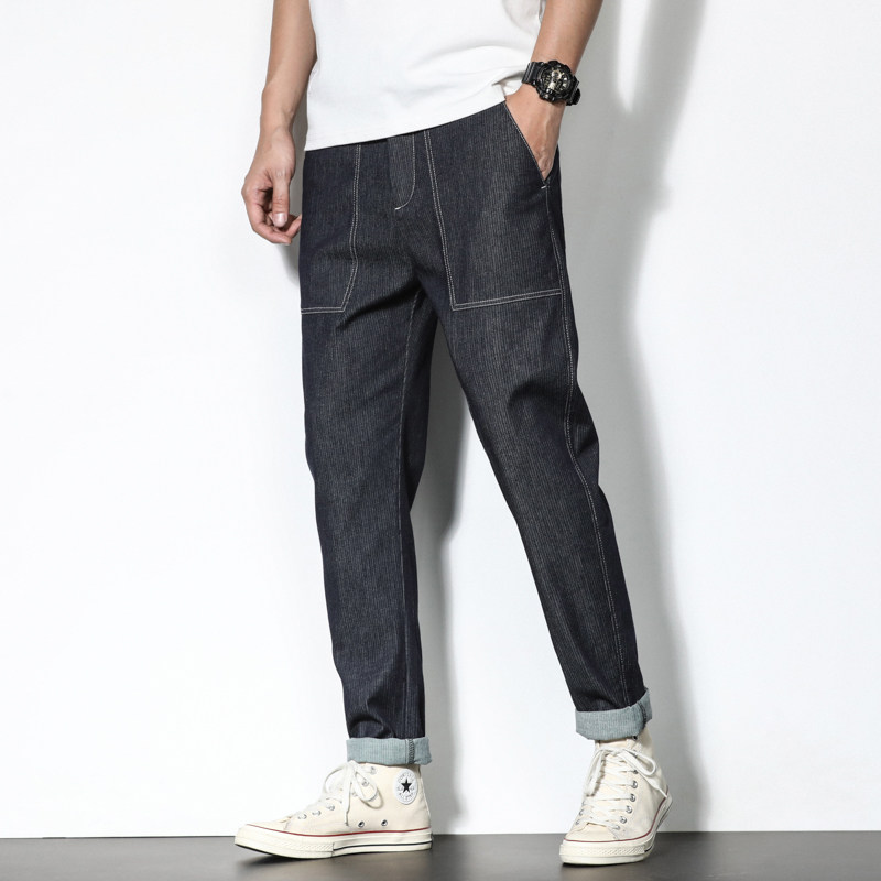 7号仓库昱本男装潮牌宽松牛仔裤男春夏经典复古哈伦裤2026年春款,男装,牛仔裤,淘宝优惠券,粉丝福利购,淘宝优惠卷