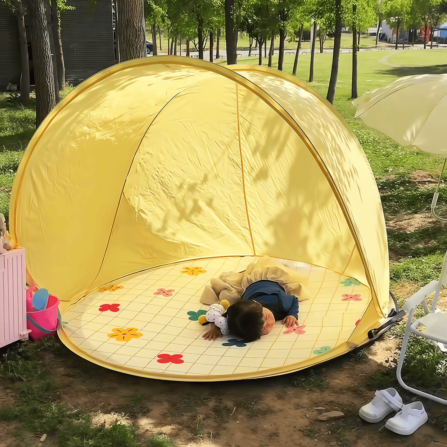 【下单立减50】露营帐篷户外折叠便携式一键开合免搭儿童沙滩海边