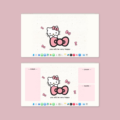 HelloKitty4K超清治愈系电脑壁纸