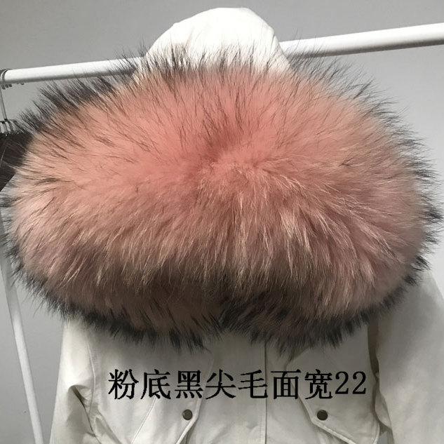 单买真毛领子狐狸毛超大毛领貉子毛领子帽条派克服毛领通用百搭女