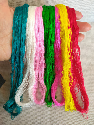 蚕丝线五色宝宝孕妇平安纯手工