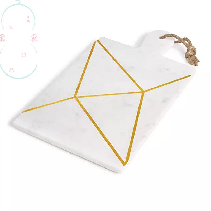 北欧大理石西餐盘蛋糕托盘摆件家用水果酒店点心盘透明罩面包盘子