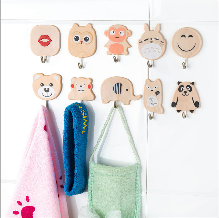 創意家用強力粘膠挂鈎廚房收納卡通動物壁挂牆壁衣帽鈎門後挂粘鈎在類目 收納整理, 家庭整理用具, 掛鉤/粘鉤中 - 來自Buy2taobao.com提供專業的淘寶代購服務