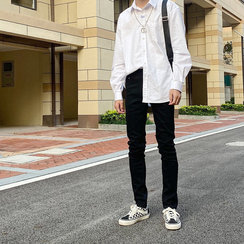 加长牛仔裤春夏新款高街风复古