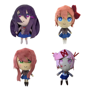 club女孩公仔毛绒玩具礼物 literature 心跳文学俱乐部doki doki
