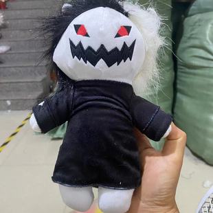 恐怖黑白呲牙猫 俄罗斯爆款 plush cat 万圣节毛绒玩偶公仔 zxc