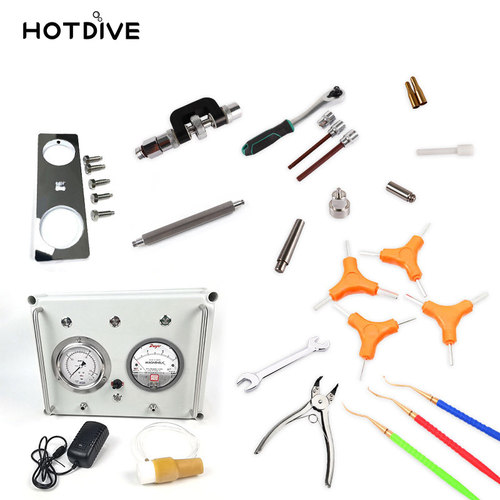 HOTDIVE 潜水设备工具配件一级头盖拆卸扳手借六角工具棘轮扳手