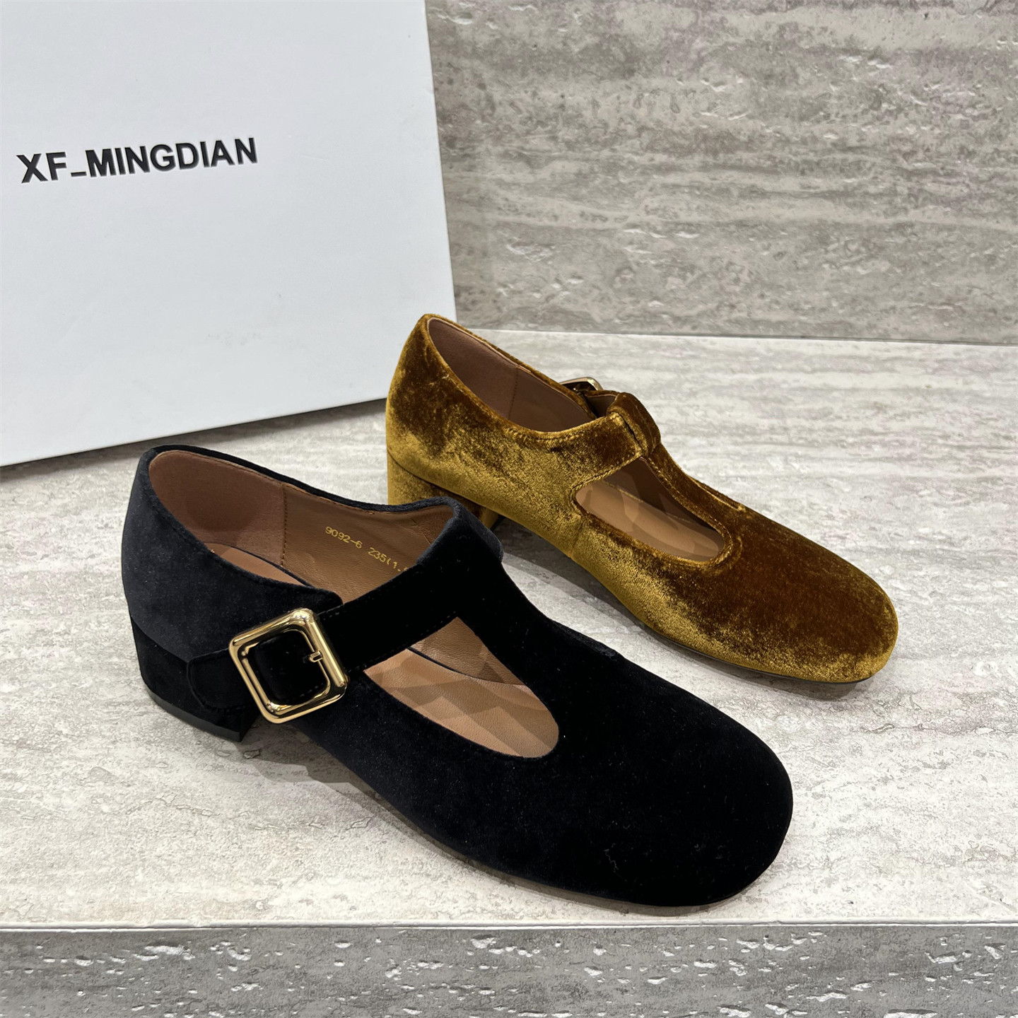 先锋名典2025秋新款玛丽珍单鞋