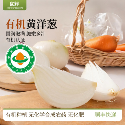 有机洋葱黄洋葱黄皮圆葱头脆爽饱满多汁皮薄肉厚炒菜炖肉家常调味