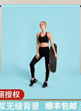 仙丽拍照背景纸2.72*11米正品摄影直播背景布纯色影楼拍摄背景纸白色黑色蓝色人像写真影棚拍照道具背景墙