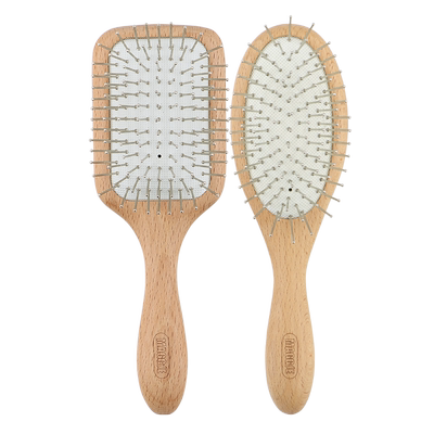 玫姬榉木钢针气垫梳随身便携