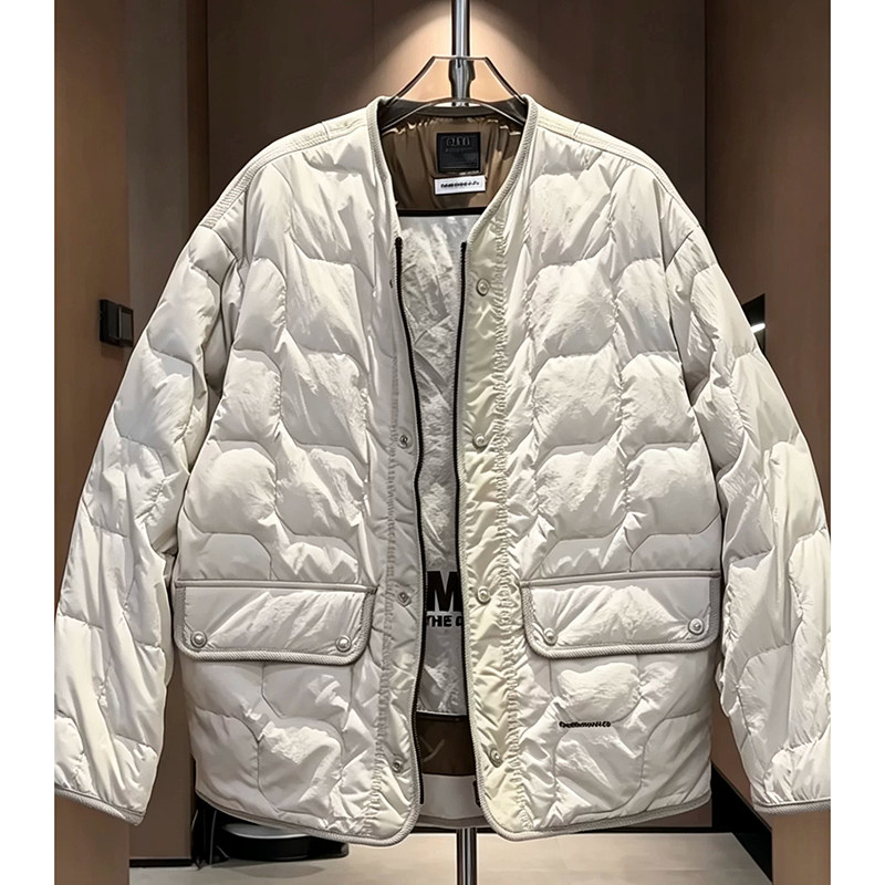90白鸭绒棒球领情侣羽绒服