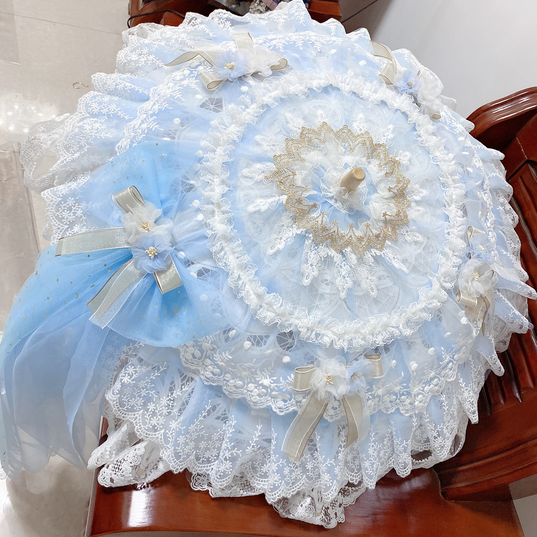 少女心Lolita欧式花嫁款蕾丝伞