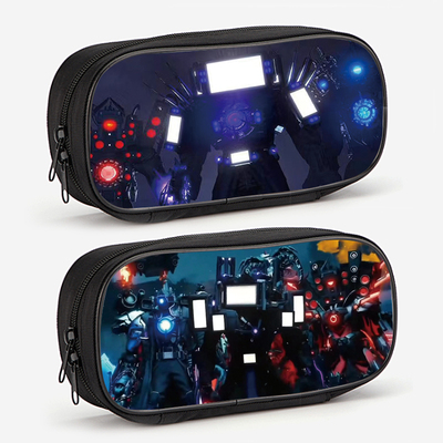 新款泰坦马桶监控电视人铅笔袋