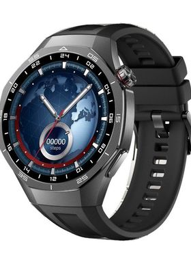 2025高端S6Pro防水智能手表锌合金圆形健康电子专业检测手环工厂